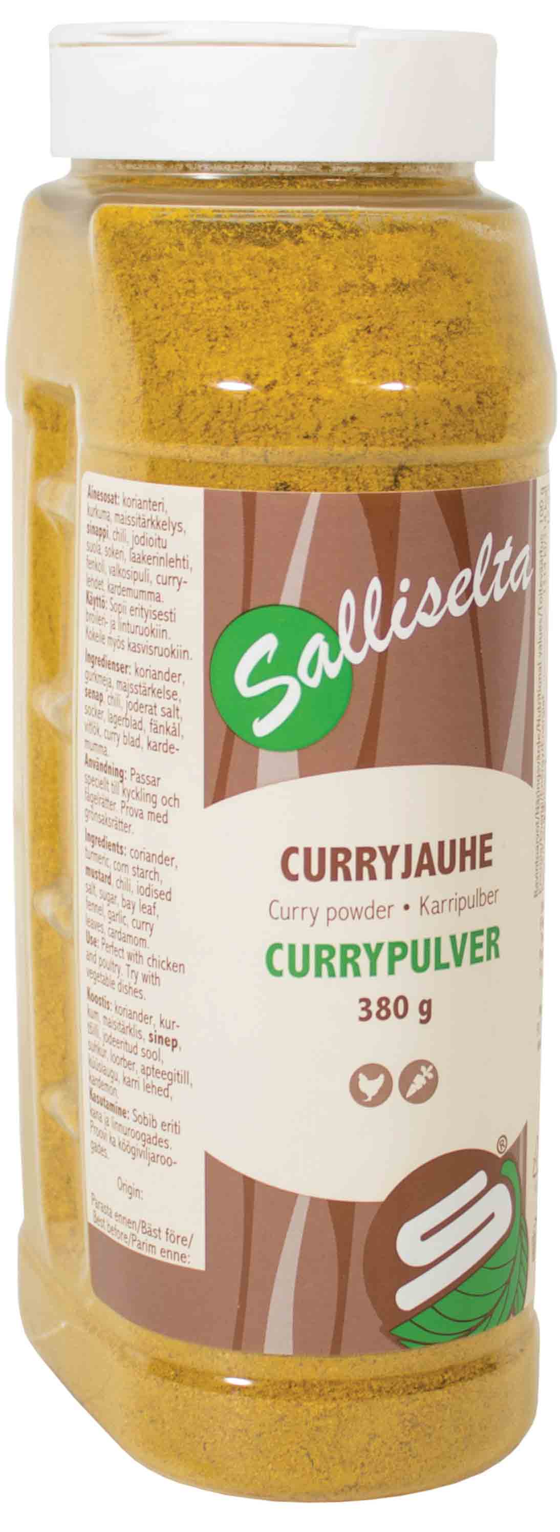 Salliselta Curryjauhe 380g